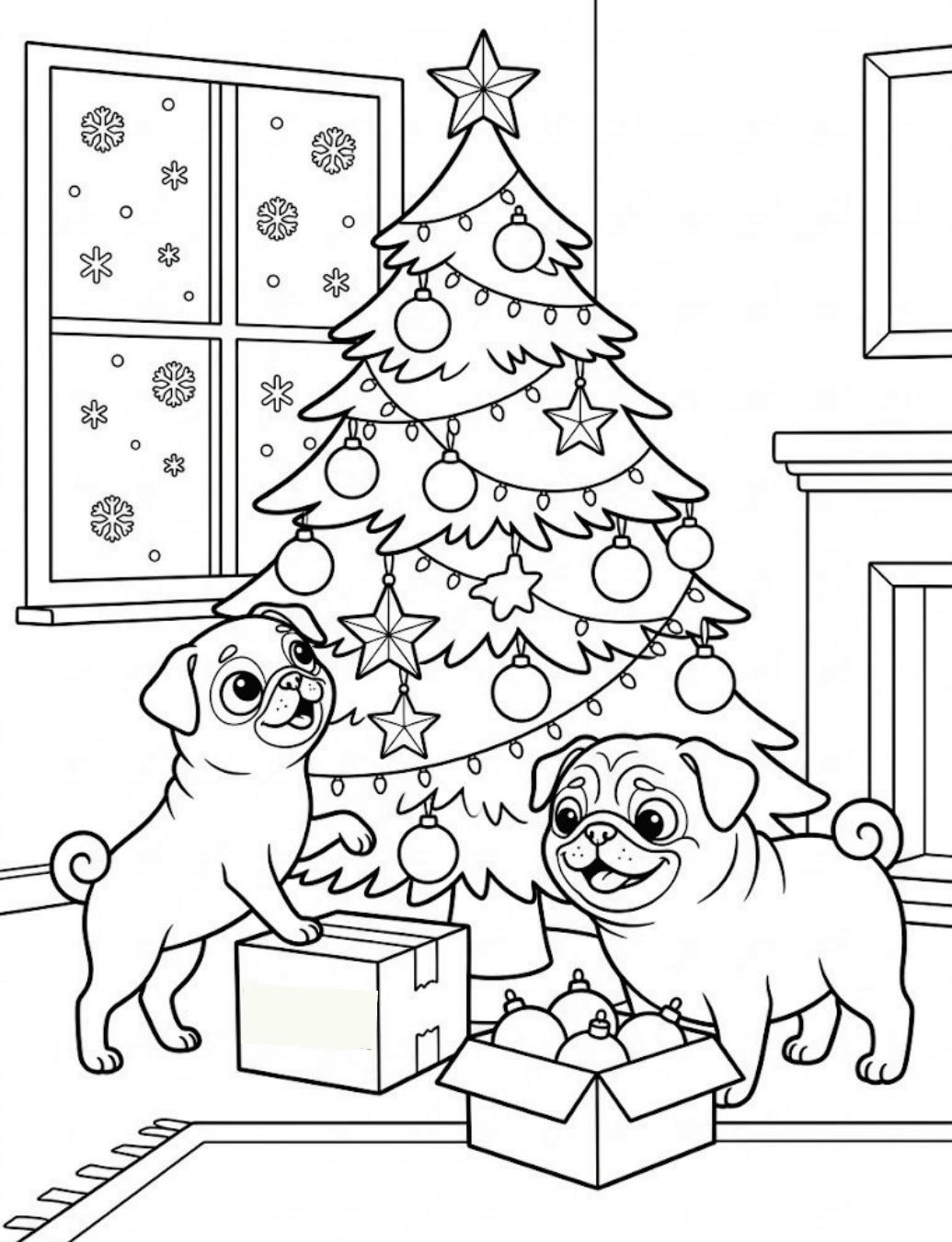 Innenseite 3 aus dem Weihnachts-Ausmalbuch