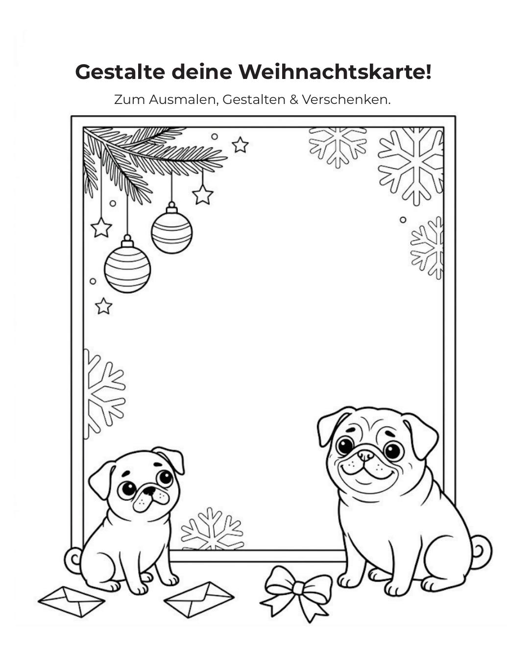 Innenseite 6 aus dem Weihnachts-Ausmalbuch