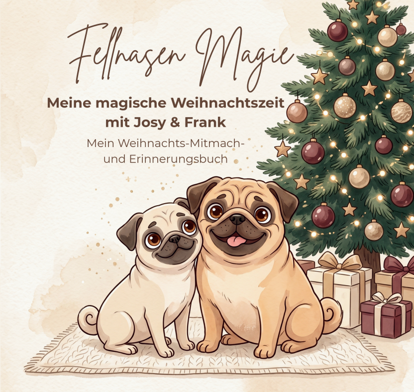 Buchcover von Fellnasen Magie – Meine magische Weihnachtszeit mit Josy & Frank