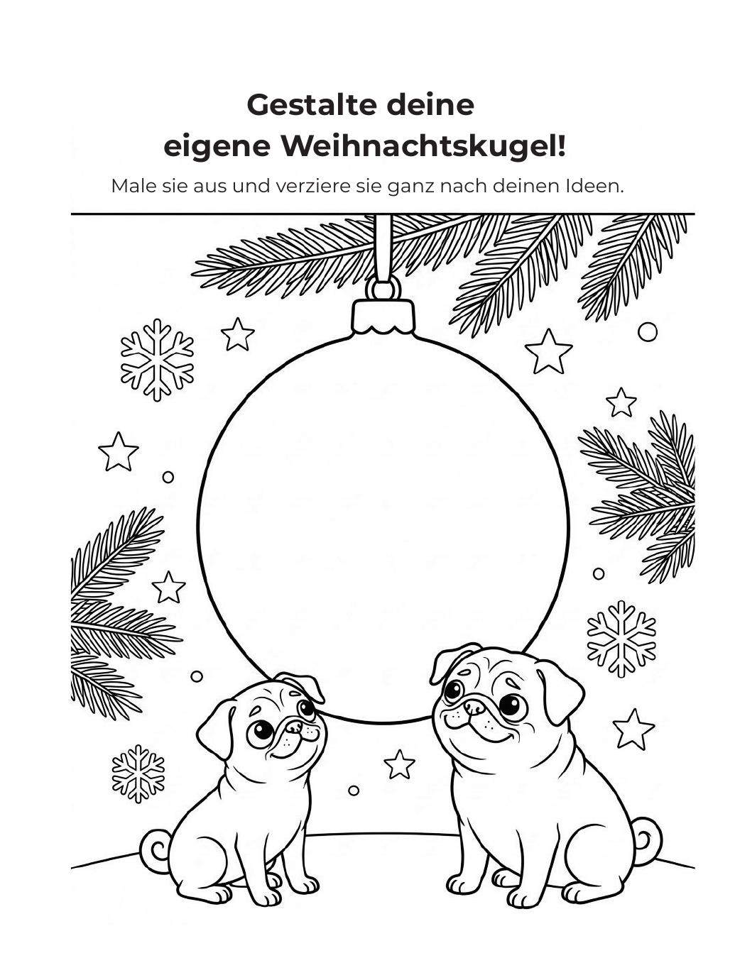 Innenseite 5 aus dem Weihnachts-Ausmalbuch